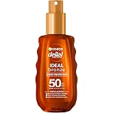 Garnier Delial Ideal Bronze High Protection Sun Oil SPF 50, 150 ml | Natural Tan and Uniform, Water Resistant, Solar Oil, Add