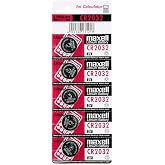5DM-Maxell CR2032 3V Lithium Button Battery 5 Pack