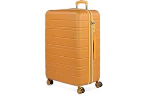 Jaslen - Maletas de Viaje Rígidas con Puerto USB 4 Ruedas Dobles ABS. Extensibles Duras Cómodas y Ligeras. Candado TSA. Tamaños Pequeña Mediana y Grande. 171200