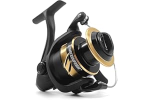 Ashconfish Mulinello da pesca, corpo in grafite, 7 + 1 in acciaio inox BB, rapporto di trasmissione 5.0:1, mulinello leggero per pesca in acqua dolce e salata, con lenza intrecciata da 109 m