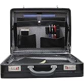 Bagacar James Bond Single Bellows Classic Briefcase And Money Bag Black One Size