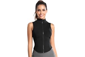 SotRong Long Sleeve Gym Tops for Women UK Full Zip Running Jacket Slim Fit Sports T-Shirt Fitness Workout Yoga Crop Tops with Thumb Holes