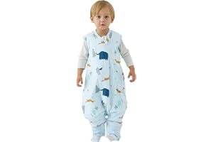 Duomiaomiao Sleeping Bag With Feet, Soft Cotton Baby Sleep Sack