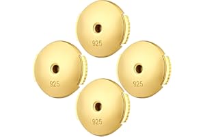 YEELIV 2 Paires Fermoir Boucles d'Oreilles Argent 925, Tige