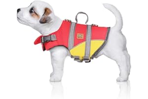 Bella & Balu Giubbotto di salvataggio per cani - Salvagente per cani riflettente per soccorso in mare (XS)