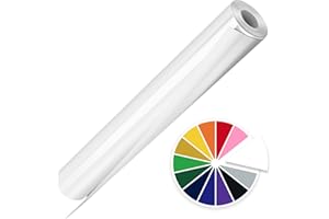 Artcut Heat Transfer Vinyl, 12" X 10ft Htv Vinyl Iron On Vinyl(White)