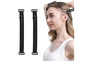 NJCXOLA 2Pcs Fasce per il Lifting del Viso con Clip,Face Lift Band, nstant Face Lift Band Invisibile Hairpin,Fascia Capelli Sollevamento Facciale,Fascia Elastica Lifting Viso