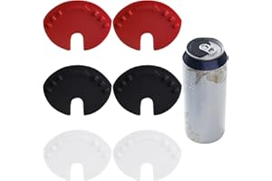 Cdemiy Lattina per Bevande Tappo, 6pcs Coperchio Della Lattina per Bibite, Riutilizzabili Lattina per Lattine Can Cover,Portatili Antipolvere Coperchi di Lattine per Birra Soda Bevanda(Colore Casuale)