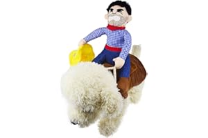 Ofanyia Hanyia Mode Vêtements pour Chiens Cosplay Costume pour Halloweed Cow-Boy Mignons pour Chiens Chiots