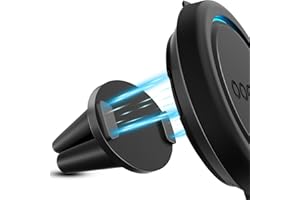 BIGTRUELY Magnetische Auto-Lüftungshalterung für OOONO CO-Driver NO2 Blitzerwarner, OOONO 2 Halterung Auto mit Eingebauten Magneten Exakte Passform für OONOO NO2, Schwarz