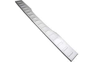 UNDERGROUND PARTS UNLIMITED Underground Parts Matt Silver Brushed Stainless Steel Metal Rear Bumper Step Protector Trim Cover Scratch Guard for Mercedes Vito V-Class 2014-2024