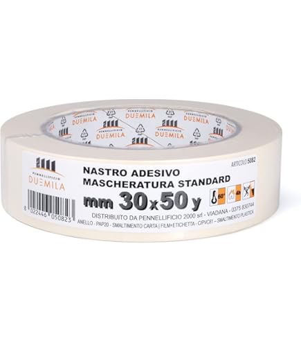 Rotolo Di Polietilene Con Nastro Adesivo Per Mascheratura - 110cm X 33m | Protezione Pareti E Mobili