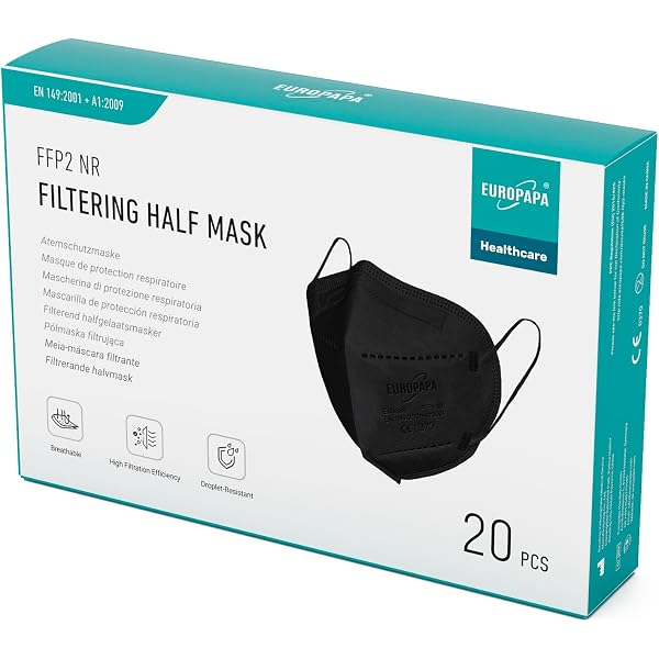 SHENGQUAN Partikelfiltermaske, FFP2 maske EU CE Zertifiziert von Offiziell benannter Stelle