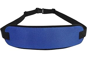 IKOPFLN Cintura di seduta antiscivolo spessa regolabile anti-caduta con fibbia per anziani anziani (blu)
