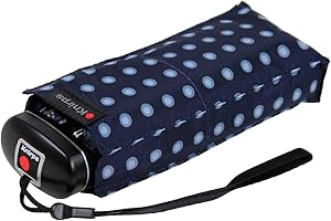 Knirps Taschenschirm Travel - Navy Dots
