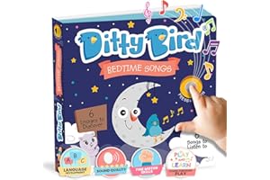 Ditty Bird : livres musicaux pour tout-petits, coucher, comptine "Brille, brille, petite étoile", interactifs 1-3 ans, chants à chanter ensemble.