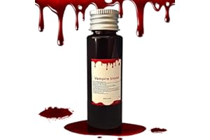 RMAIODNG Kunstblut Halloween, Halloween Schminke Fake Blood, Halloween Make up Fake Blut für Zombies Vampire Cosplay-25ml