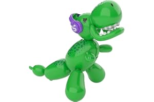 Squeakee Interactive Balloon Dinosaur, sounds, lifelike, roaring, stomping, pretending to deflate & reinflate, funny, entetaining. As seen on TV!