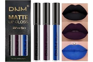 OKENTEN 3 Farben Matte Flüssiger Lippenstift Wasserdichte Langlebige Flüssigkeit Lipgloss Lipgloss Set (#07)