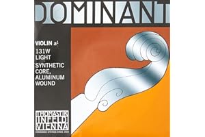 THOMASTIK-INFELD Thomastik cuerda suelta para 4/4 violín dominant - cuerda la núcleo de plástico, entorchado de aluminio, blanda.