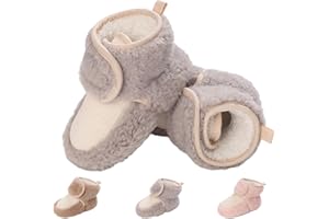 outfit spring Stivaletti Invernali per Neonato, Inverno Caldo Bambini Stivali da Neve Fondo Morbido Antiscivolo Cotone Piatto Pelliccia Calzino Bootie Regolabile Scarpe Primi Passi Bambina 0-18 Mesi