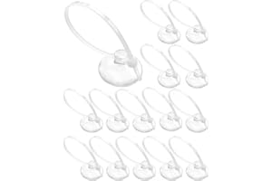 JETOP 50 Pezzi Ventose per Acquario e 100 Pezzi Fascette Regolabili, Ventose Acquario Silicone per Acquario Ventosa per Vetro Acquario Accessori per Attaccare Tubi Acquario Decorazioni per Acquari