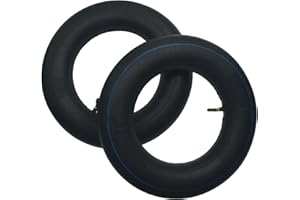 FPIQNS 2 x Schubkarren Schlauch 3.50-8 mit TR-87 Winkelventil Ersatz für Sackkarrenrad Rasenmäher HandWagen