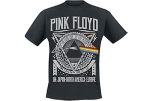 Pink Floyd The Dark Side of The Moon - Tour 1972 Männer T-Shirt schwarz Band-Merch, Bands
