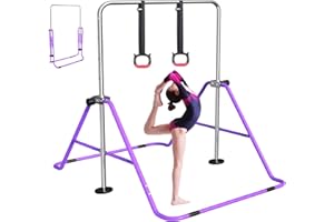 FBSPORT Barre de Gymnastique pour Enfants avec Barre Horizontale Pliante réglable Tirez vers Le Haut Équipement de Maison Junior Extensible Barres Horizontales pour Enfants pour l'entraînement