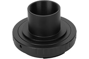Topiky Adaptador de Telescopio 1.25in Adaptador para Montaje en Telescopio Astronómico, Anillo SLR para Lente de Cámara Canon