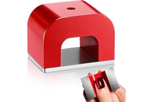 Gulfmew Horseshoe Alnico Magnet U Shaped Magnet for Doing Velvet Nail (30 lb Pull)