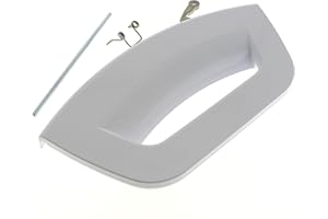 Hotpoint C00285747 Futura WMAL/WMEF/WMFG/WMPF/WMPG/WMUD/WMXL Serie Polar Türgriff-Set, Weiß