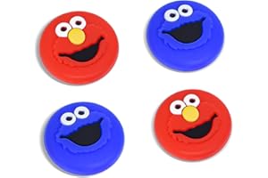 DLseego Maniglia da Pollice Compatibile con Nintendo Switch/Switch OLED, Tappo di Manico Analogico in Silicone per Switch Lite Console, Rosso+Blu (4 pezzi)