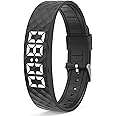 Non Bluetooth Fitness Tracker Pedometer Watch Step Counter Calories Activity Tracker Sleep Monitor Alarm Clock IP67 Waterproof Fitness Watch for Adult Kids Seniors
