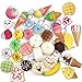 Produktbild Squishy Toy, Chickwin zufällig Jumbo Slow Rising Cute Squeeze Brot Kuchen Donuts ect Stress Relief Spielzeug (30pcs)