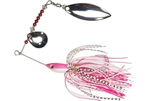 FISHIN ADDICT spinner bait fishing lure FUCHSIA FIRE HOT PINK 100mm / 20g (0.5oz)