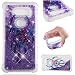 Produktbild LG V30 Hülle, Carols LG V30 (6 Zoll) Glitzer Hülle, LG V30 (6 Zoll) Treibsand Hülle,3D Creative Spiegel Hülle Case Mode Bunten Transparente Kristallklaren Sparkly Silikon TPU Weich Back Handy Cover Schwimmenden Liquid Quicksand Bling Glitzer Fließen Flüssig Flüssigkeit Handyhülle Tasche Crystal Case Schutzhülle Etui Bumper für LG V30 (6 Zoll) - Traumfänger