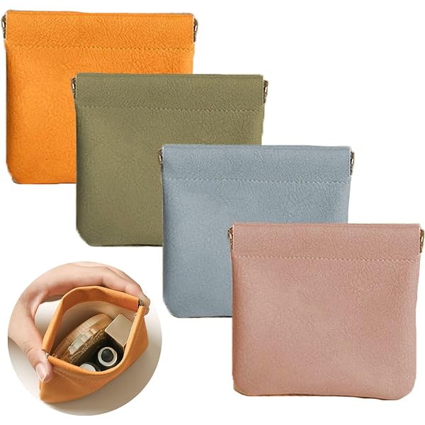 Mini Make-up-Tasche Aus PU-Leder – Kleine Kosmetiktasche Für Lippenstift, Schlüssel & Co. (14x10 Cm)