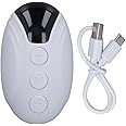 Calm Palm Sleep Aid, Sleep Aid Device Chill Pill Device Microcurrent Sleep Aids USB Charging Holding Sleep Aid Instrument Portable Sleep Aids for Relieve Insomnia Anxiety and Stress (White)
