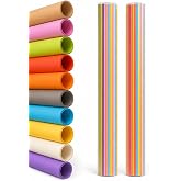 Nistabolje 20 Pieces 50x70 Cm Background Carton 10 Colors (2 Rolls) Background Carton