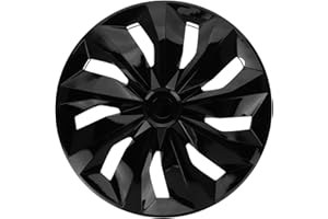 ULTECHNOVO Tapacubos de Plástico de 15 Pulgadas para Instalación Color para Rueda de Automóvil para SUV