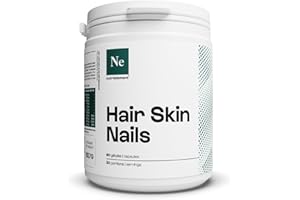NUTRIMUSCLE Nutrielement - Hair Skin Nails - 90 gélules - MSM, Kératine, Zinc, Vitamine C, Sélénium, Biotine - Complément alimentaire Pousse Cheveux, Peau, Ongles