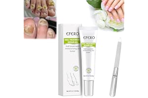 ZRREMRE Efero - Gel per la riparazione delle unghie, trattamento con funghi per unghie Efero, gel di riparazione per unghie e funghi per unghie dei piedi, crema per unghie Efero, con lime per unghie (1 set)