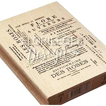Tampon En Bois 'Tag Souvenirs' Florilèges Design - 13 X 10 X 2,5 Cm, Pour Scrapbooking Et Loisirs Créatifs