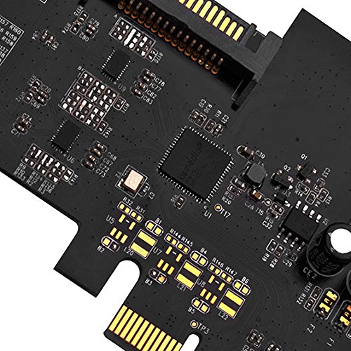 SilverStone SST-ECU04-E – PCI-E Erweiterungskarte, 1x intern USB 3.1 19-pin Anschluss, 10 Gbps, ReDriver ASIC chip, low-profile geeignet - 11
