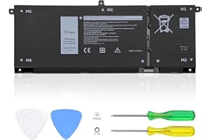 LTBSTOYE 15V 53WH H5CKD Laptop Battery Compatible with Dell Vostro 5300 5401 5501 5402 5502 Latitude 3120 3410 3510 Inspiron 5300 5401 5408 5501 5508 5400 7405 7300 7500 2-in-1 Series 07T8CD 9077G