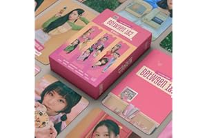 SAMSHINE Kpop Girl Group Twice Between Photocards 55pcs Twice Lomo Cards Twice Between 1&2 Album Carta Twice Mini Cartolina Twice Merch Photo Carte per Fan Girls (TW-between)
