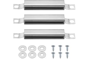 Prmape 3 Sets Crossover Tubes, Adjustable BBQ Parts Crossover, Stainless Steel Pipe Burner Tube Replacement Parts for Charbroil Performance 463673517 and Other Model Grills