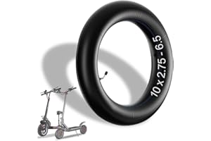 Felixstory 10x2.75 10 Pouces Scooter Chambre à air, Compatible avec 10x2.70-6.5, 255x70, 70/65-6.5 Pneus Externes, Convient pour Smartgyro Speedway v2/ v3, Dualtron 3 et Autres scooters électriques