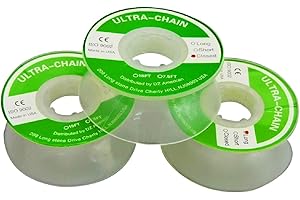 RZJZGZ Clear Dental Orthodontic Elastic Chain Power Chains Brace Orthodontic Spool Elastic Rubber Band (Closed)